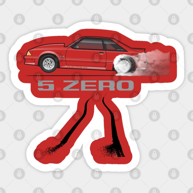 Multi-Color Body Option Apparel 5.ZERO Sticker by JRCustoms44